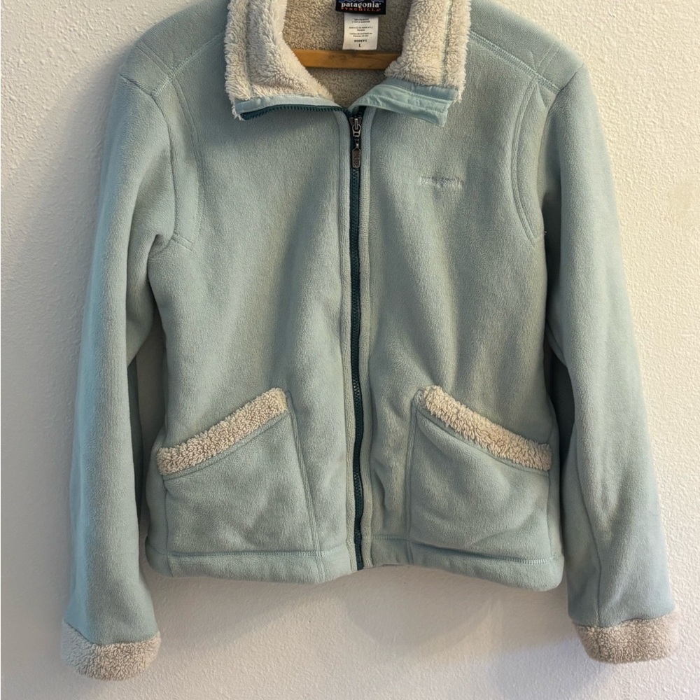 Patagonia Women's Soft Blue Teddy Jacket